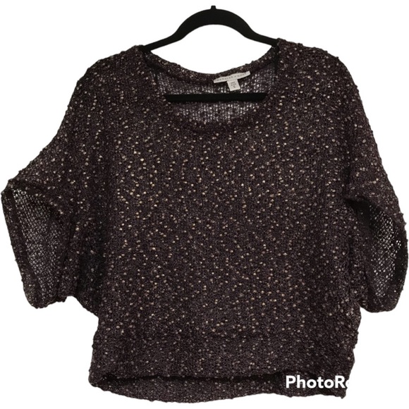 Annalee + Hope Tops - Annalee & Hope Aubergine & Gold batwing top